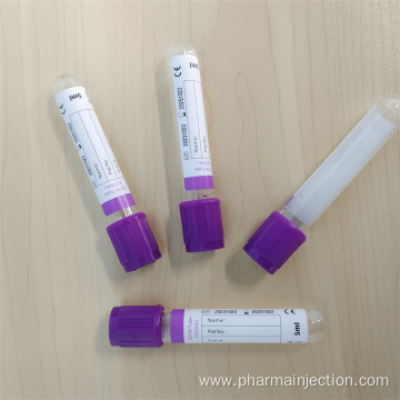 Sterile EDTA K2 K3 Vacuum Blood Collection Tube